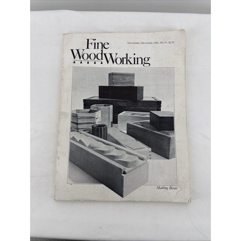 Fine WoodWorking November December 1983 Making Boxes Magazine Crafts DIY